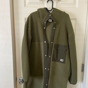 North face fleece coat